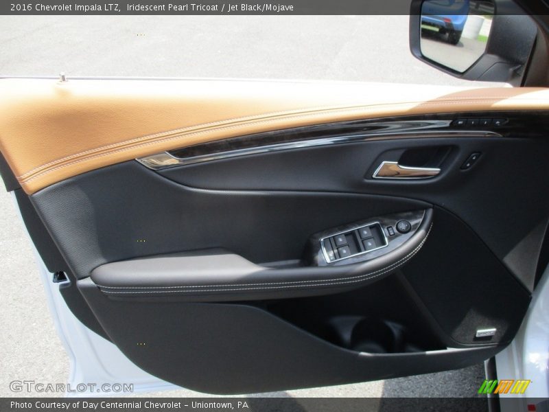 Iridescent Pearl Tricoat / Jet Black/Mojave 2016 Chevrolet Impala LTZ