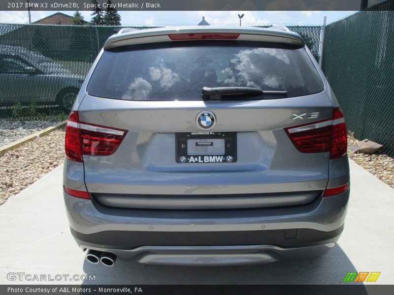 Space Gray Metallic / Black 2017 BMW X3 xDrive28i