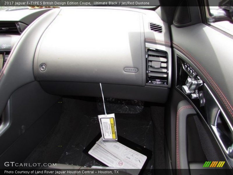 Ultimate Black / Jet/Red Duotone 2017 Jaguar F-TYPE S British Design Edition Coupe