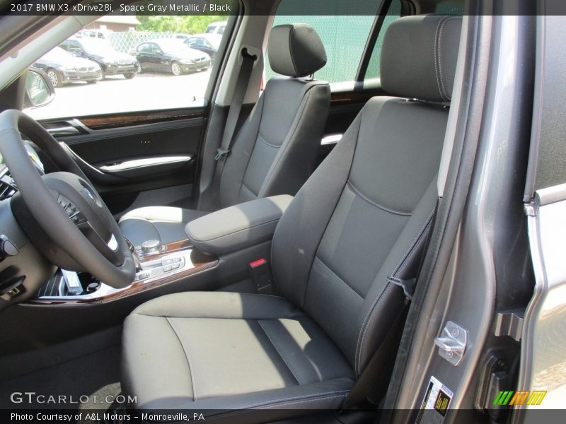 Space Gray Metallic / Black 2017 BMW X3 xDrive28i