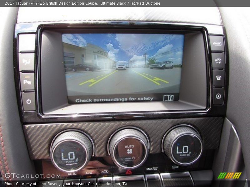 Ultimate Black / Jet/Red Duotone 2017 Jaguar F-TYPE S British Design Edition Coupe