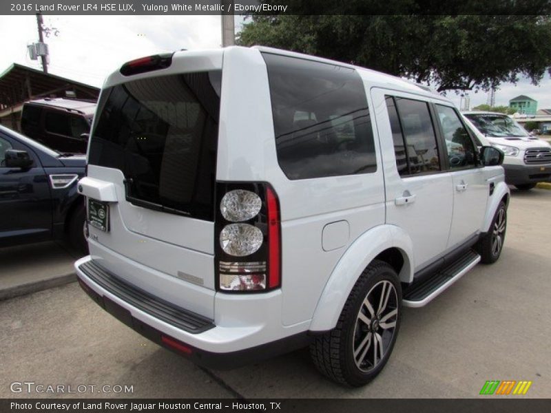 Yulong White Metallic / Ebony/Ebony 2016 Land Rover LR4 HSE LUX