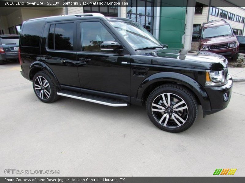Santorini Black Metallic / London Tan 2016 Land Rover LR4 HSE LUX