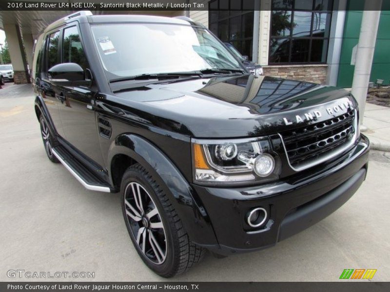 Santorini Black Metallic / London Tan 2016 Land Rover LR4 HSE LUX