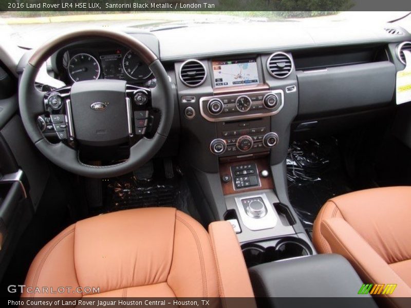 Santorini Black Metallic / London Tan 2016 Land Rover LR4 HSE LUX