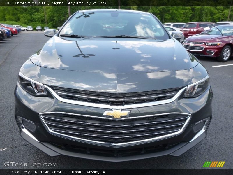 Nightfall Gray Metallic / Jet Black 2016 Chevrolet Malibu LT