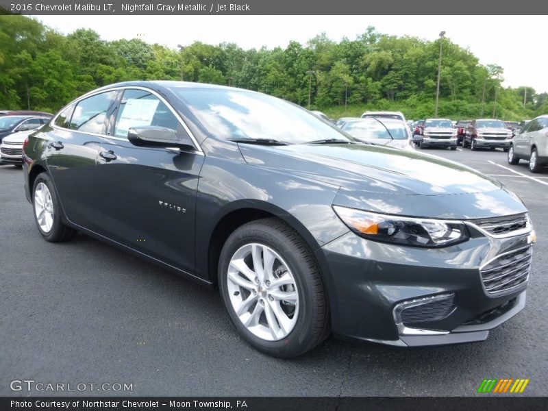 Nightfall Gray Metallic / Jet Black 2016 Chevrolet Malibu LT