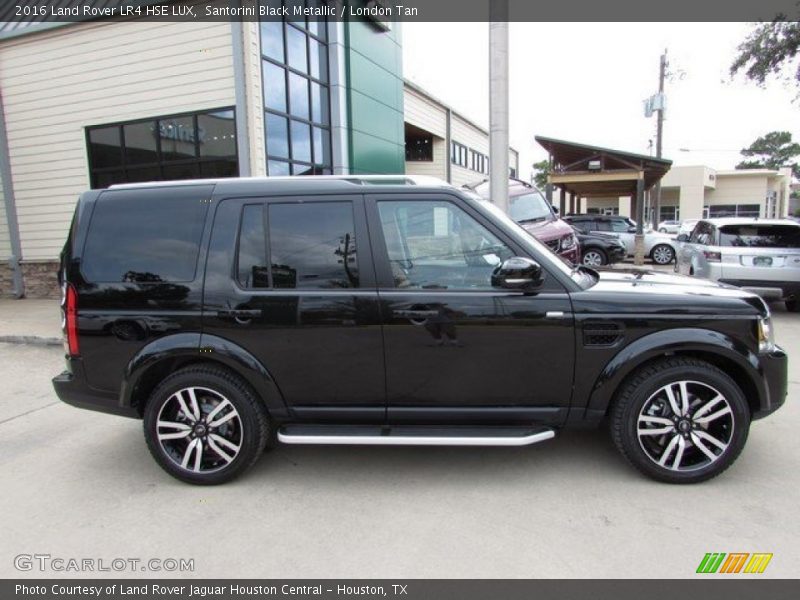 Santorini Black Metallic / London Tan 2016 Land Rover LR4 HSE LUX