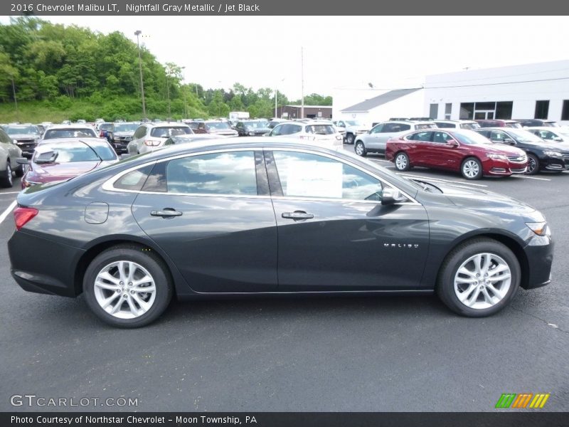 Nightfall Gray Metallic / Jet Black 2016 Chevrolet Malibu LT
