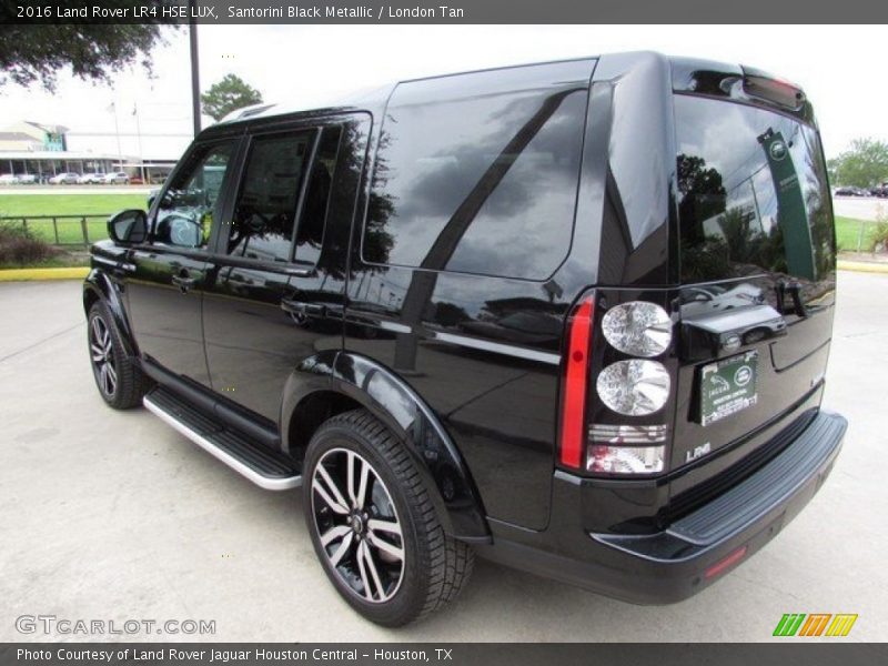 Santorini Black Metallic / London Tan 2016 Land Rover LR4 HSE LUX