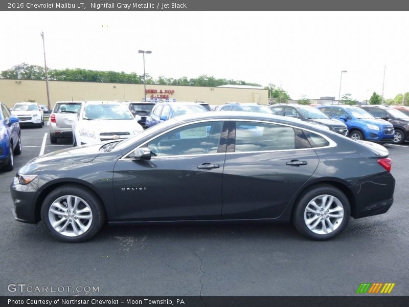 Nightfall Gray Metallic / Jet Black 2016 Chevrolet Malibu LT