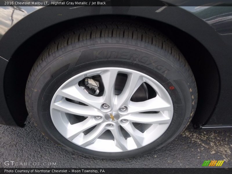 Nightfall Gray Metallic / Jet Black 2016 Chevrolet Malibu LT