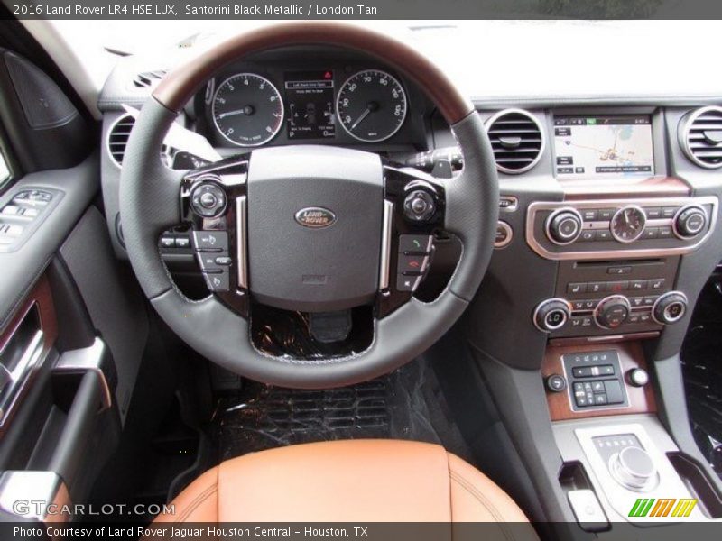 Santorini Black Metallic / London Tan 2016 Land Rover LR4 HSE LUX