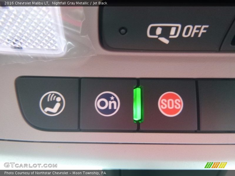 Nightfall Gray Metallic / Jet Black 2016 Chevrolet Malibu LT