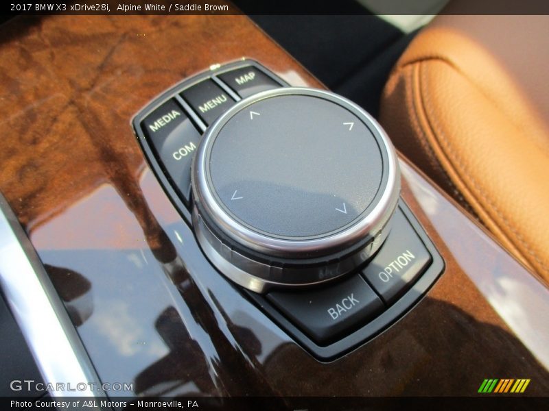 Controls of 2017 X3 xDrive28i