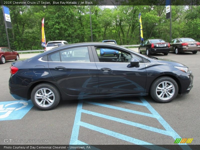 Blue Ray Metallic / Jet Black 2016 Chevrolet Cruze LT Sedan