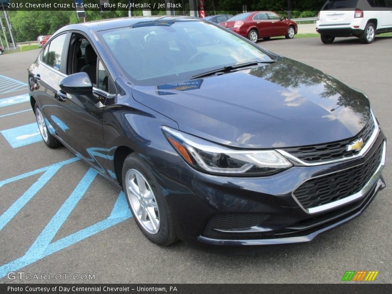 Blue Ray Metallic / Jet Black 2016 Chevrolet Cruze LT Sedan