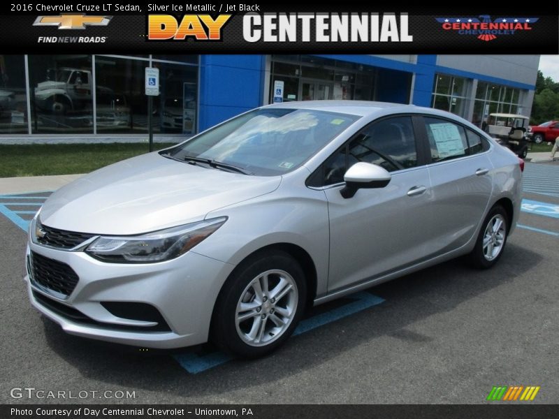 Silver Ice Metallic / Jet Black 2016 Chevrolet Cruze LT Sedan
