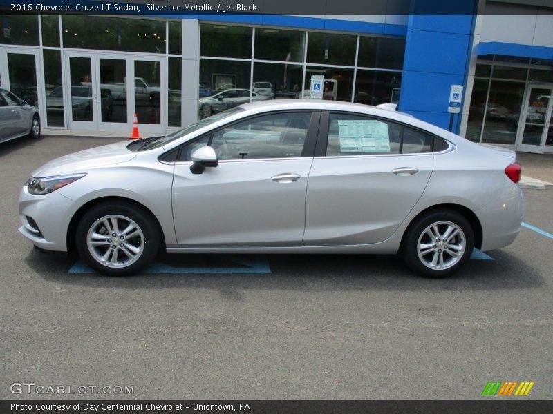 Silver Ice Metallic / Jet Black 2016 Chevrolet Cruze LT Sedan