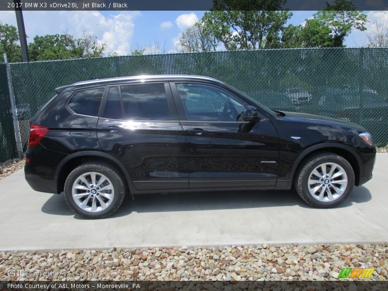 Jet Black / Black 2017 BMW X3 xDrive28i