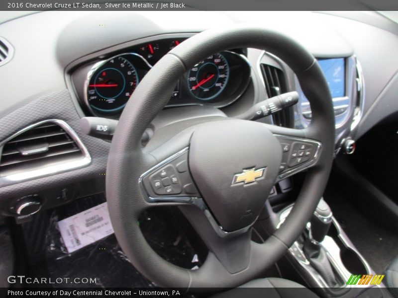 Silver Ice Metallic / Jet Black 2016 Chevrolet Cruze LT Sedan