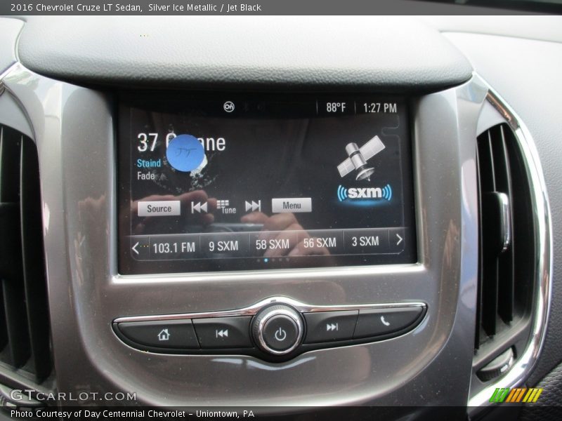 Silver Ice Metallic / Jet Black 2016 Chevrolet Cruze LT Sedan