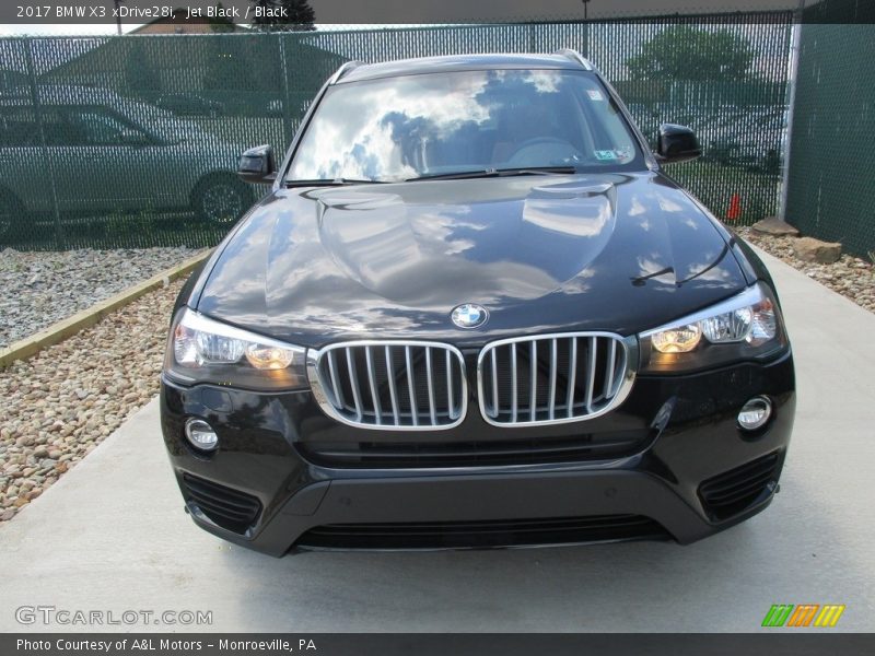Jet Black / Black 2017 BMW X3 xDrive28i