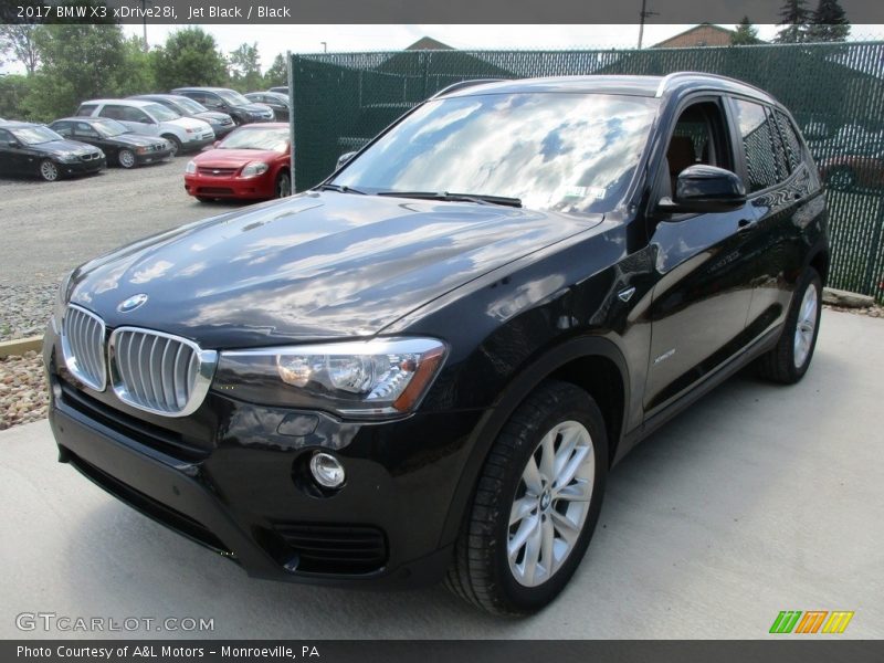 Jet Black / Black 2017 BMW X3 xDrive28i