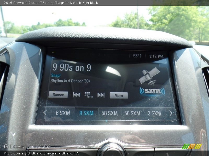 Tungsten Metallic / Jet Black 2016 Chevrolet Cruze LT Sedan