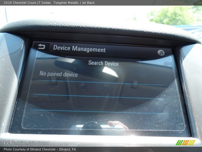 Tungsten Metallic / Jet Black 2016 Chevrolet Cruze LT Sedan