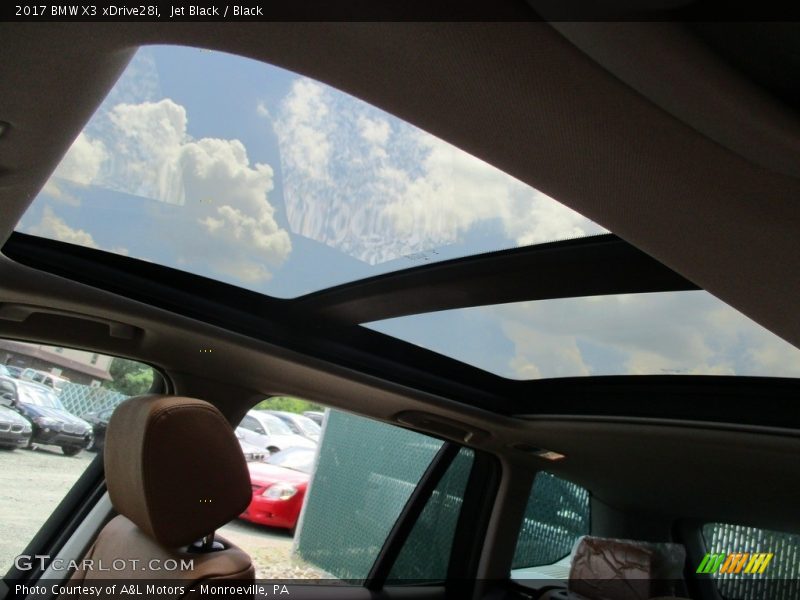Jet Black / Black 2017 BMW X3 xDrive28i