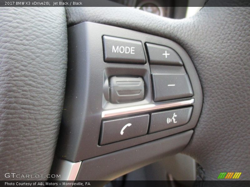 Jet Black / Black 2017 BMW X3 xDrive28i