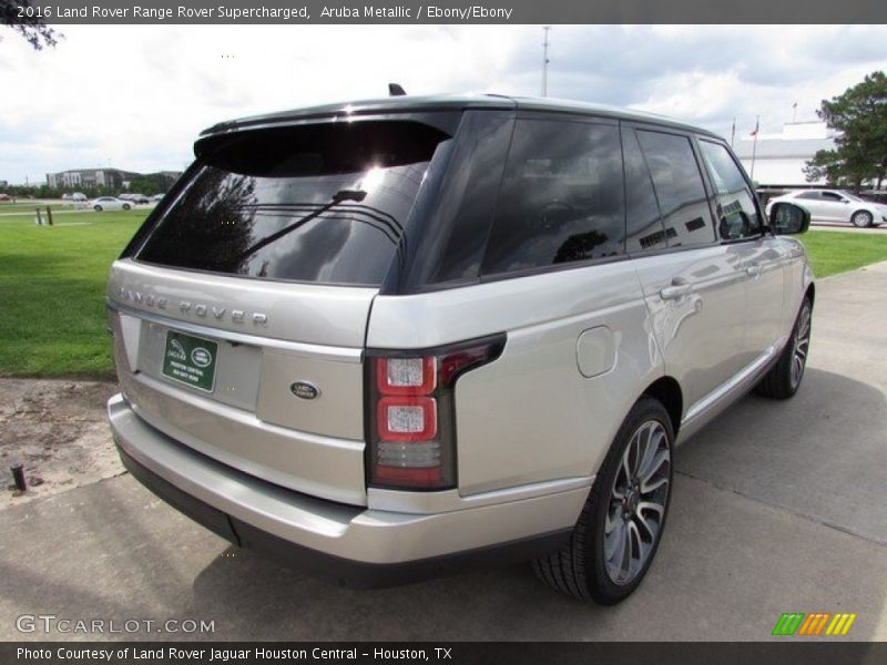 Aruba Metallic / Ebony/Ebony 2016 Land Rover Range Rover Supercharged