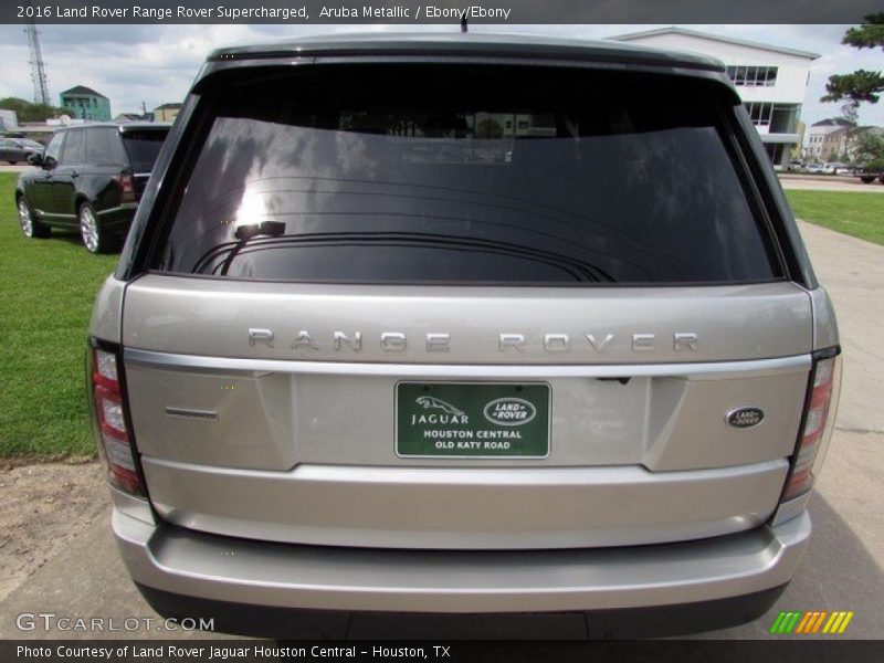 Aruba Metallic / Ebony/Ebony 2016 Land Rover Range Rover Supercharged
