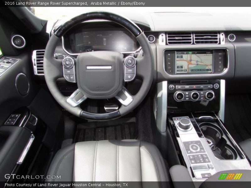 Aruba Metallic / Ebony/Ebony 2016 Land Rover Range Rover Supercharged