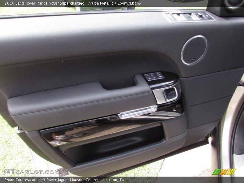 Aruba Metallic / Ebony/Ebony 2016 Land Rover Range Rover Supercharged