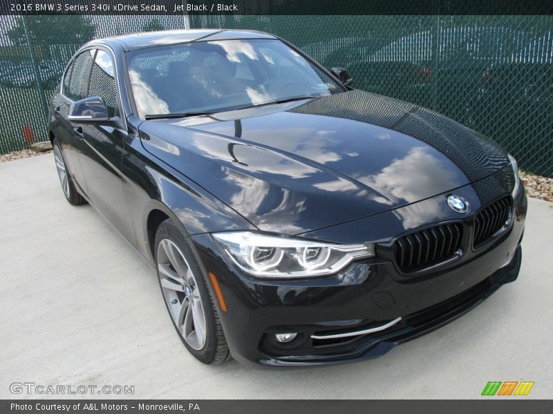 Jet Black / Black 2016 BMW 3 Series 340i xDrive Sedan