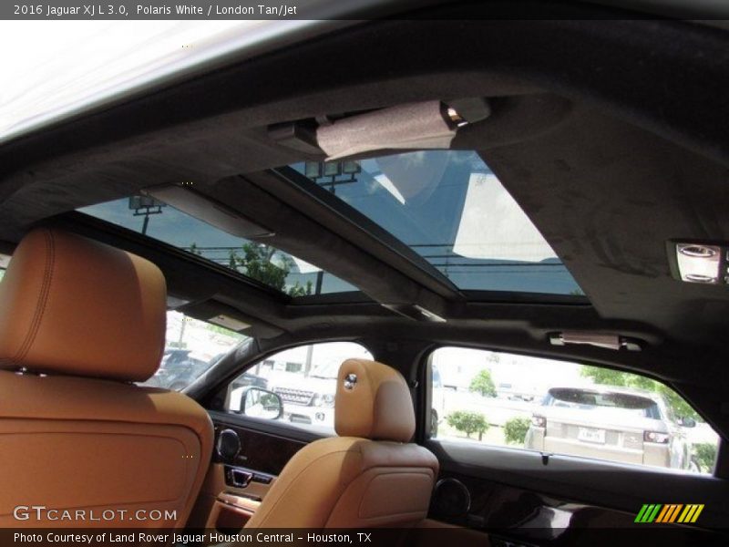 Polaris White / London Tan/Jet 2016 Jaguar XJ L 3.0