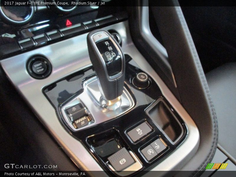 Rhodium Silver / Jet 2017 Jaguar F-TYPE Premium Coupe