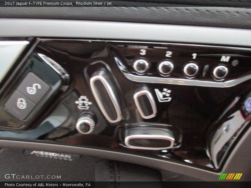 Rhodium Silver / Jet 2017 Jaguar F-TYPE Premium Coupe