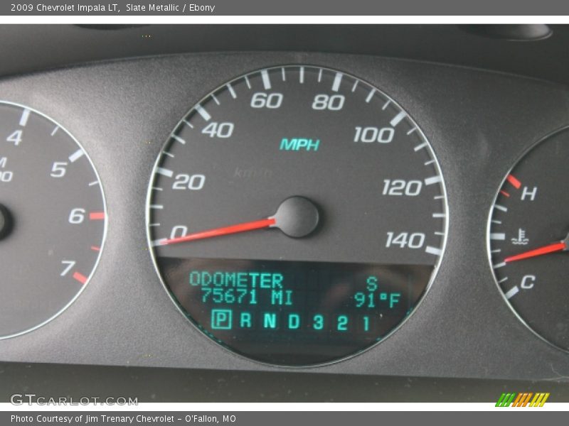 Slate Metallic / Ebony 2009 Chevrolet Impala LT
