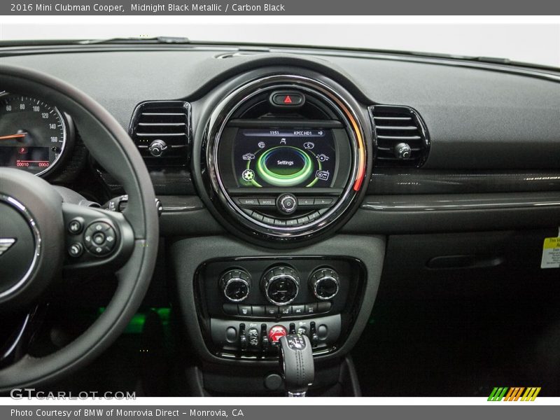 Midnight Black Metallic / Carbon Black 2016 Mini Clubman Cooper