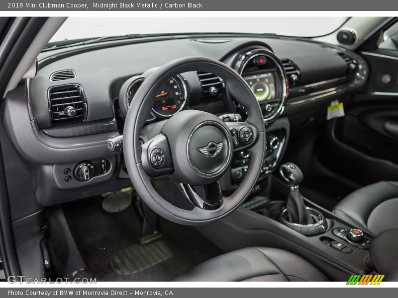 Midnight Black Metallic / Carbon Black 2016 Mini Clubman Cooper