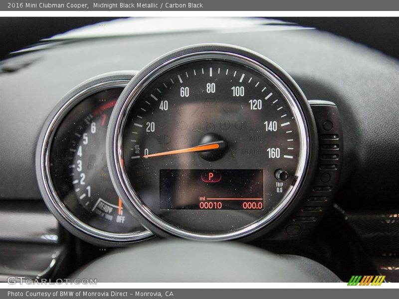 Midnight Black Metallic / Carbon Black 2016 Mini Clubman Cooper