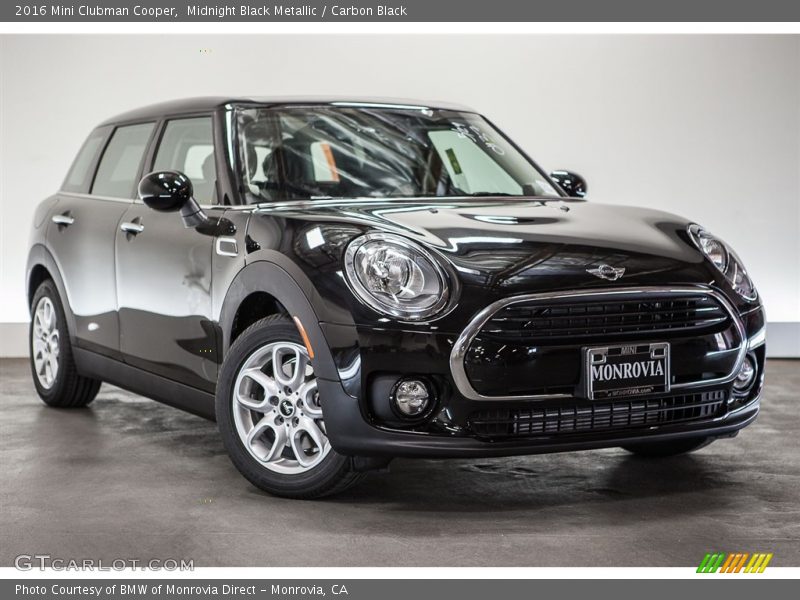 Midnight Black Metallic / Carbon Black 2016 Mini Clubman Cooper