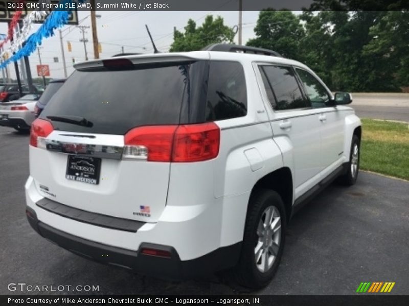 Summit White / Jet Black 2013 GMC Terrain SLE AWD