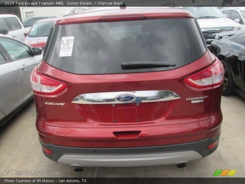 Sunset Metallic / Charcoal Black 2016 Ford Escape Titanium 4WD