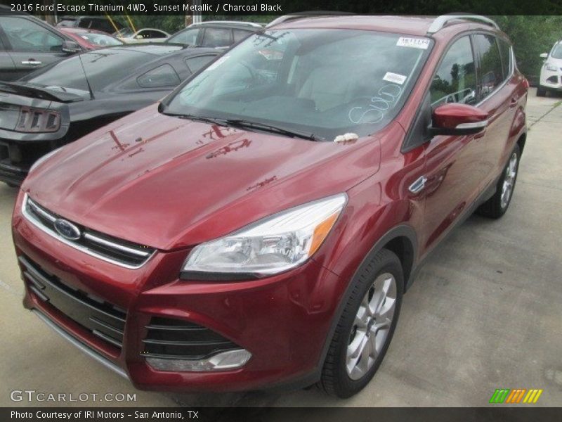 Sunset Metallic / Charcoal Black 2016 Ford Escape Titanium 4WD