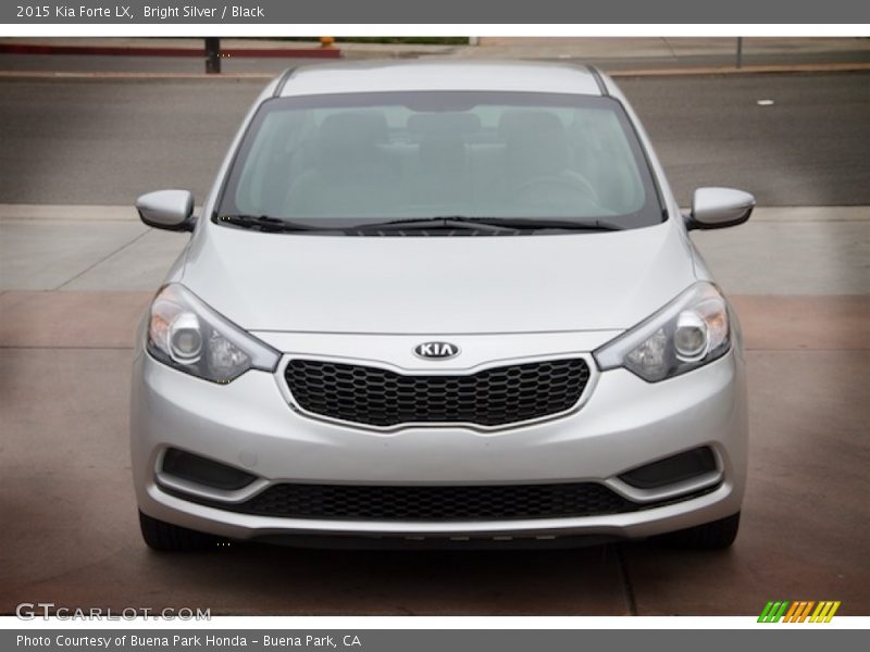 Bright Silver / Black 2015 Kia Forte LX