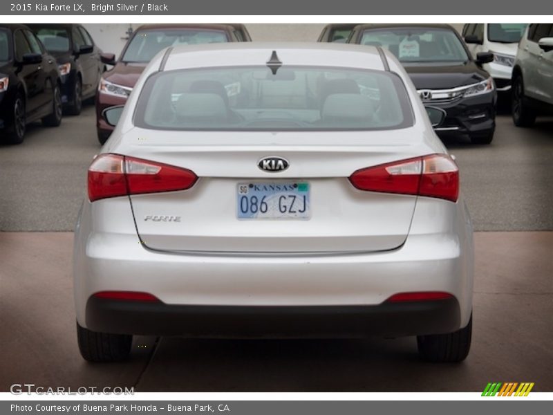 Bright Silver / Black 2015 Kia Forte LX